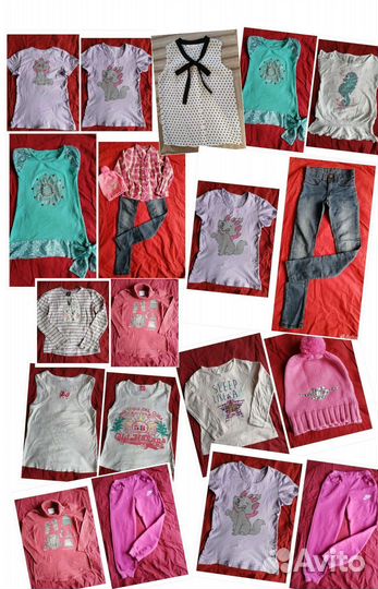 Пакет стильной одежды, 122-128-134 (12шт)