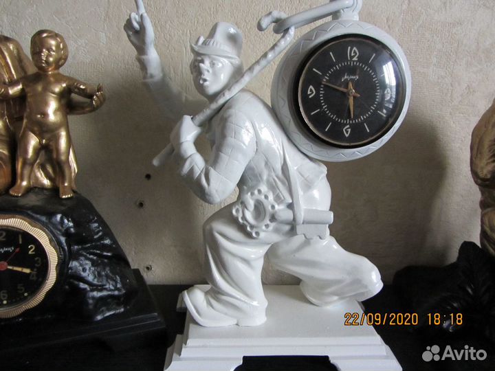 Часы настольные каминные старинные Касли