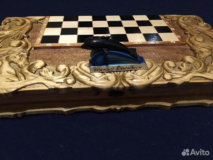 Нарды - шахматы Чёрный дельфин