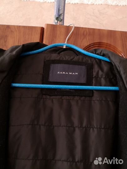 Пальто zara шерстяное мужское новое 48-50 размер