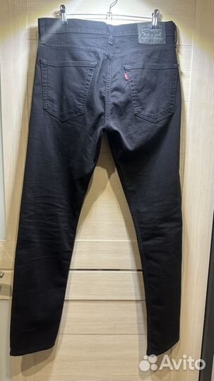 Джинсы levis 512 черные