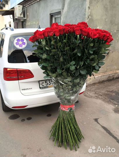 Высокие розы Букеты с доставкой