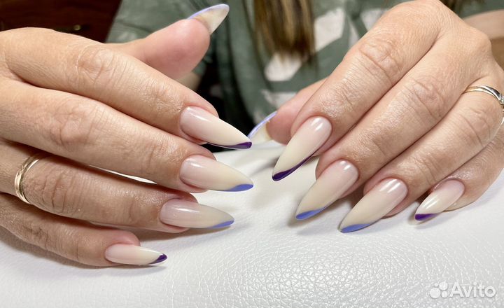 Маникюр коррекция ногтей