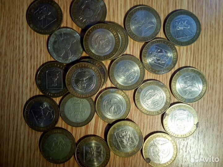 Монеты бм десятирублевые с патиной