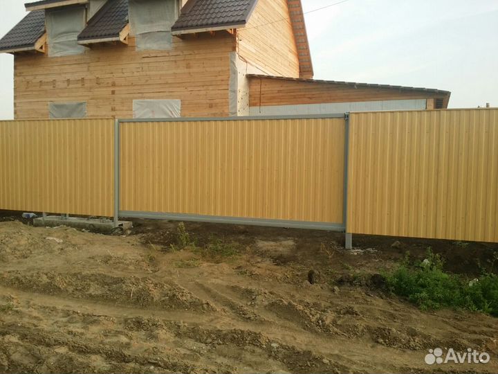 Откатные ворота под ключ