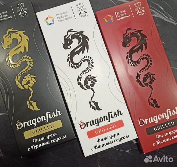 Угорь в соусе в ассортименте