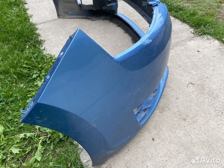 Передний бампер шкода рапит