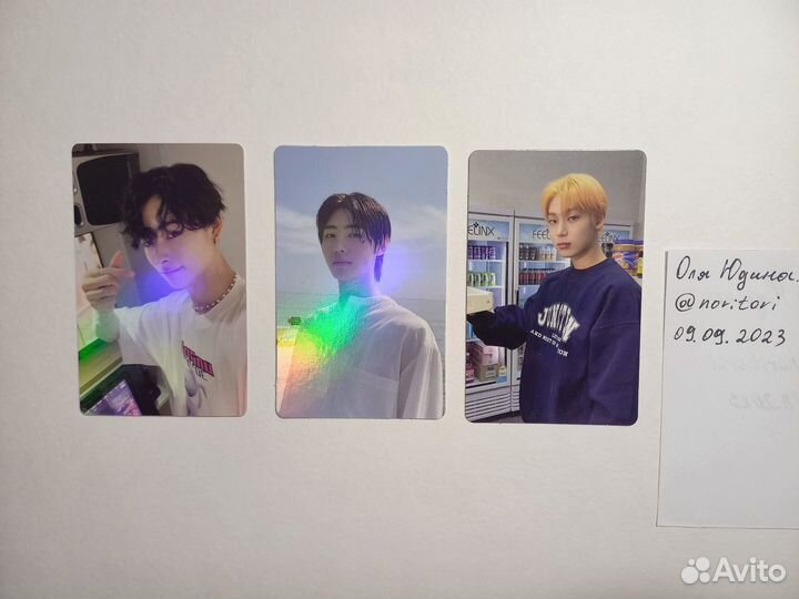 Карты Enhypen Сонхун, Сону, Ники