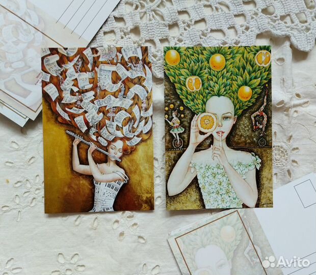 Набор авторских открыток 2 шт