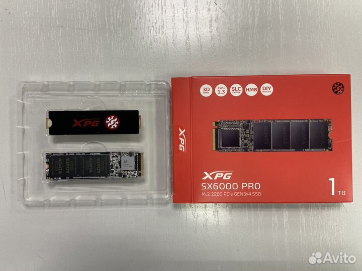 SSD накопитель adata XPG SX6000 Pro M.2 2280 1 тб