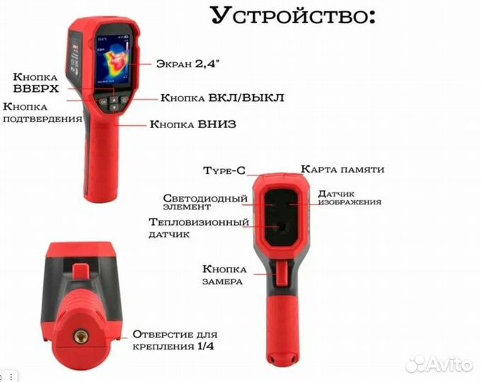 Тепловизор Uni-T UTi120S