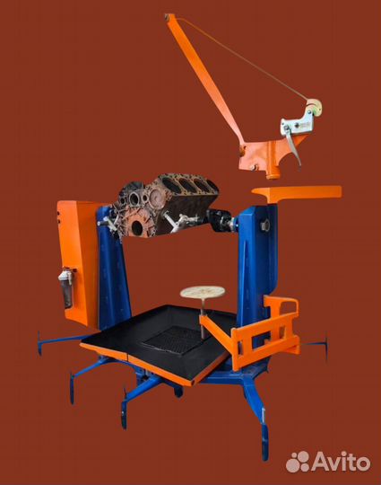 Кантователь для ремонта двигателя