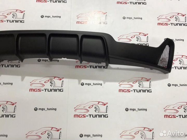 Диффузор BMW 4 F32 Матовый 2x0 + Карбон