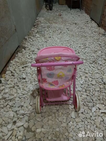 Игрушечная кукольная коляска