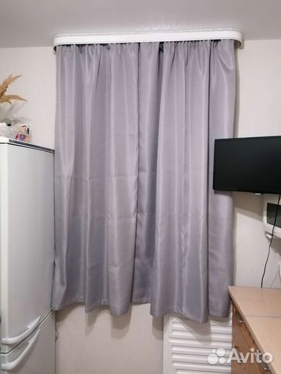 Шторы готовые для кухни, 2шт