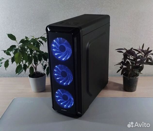 Корпус Zalman i3 Black + Закалённое стекло