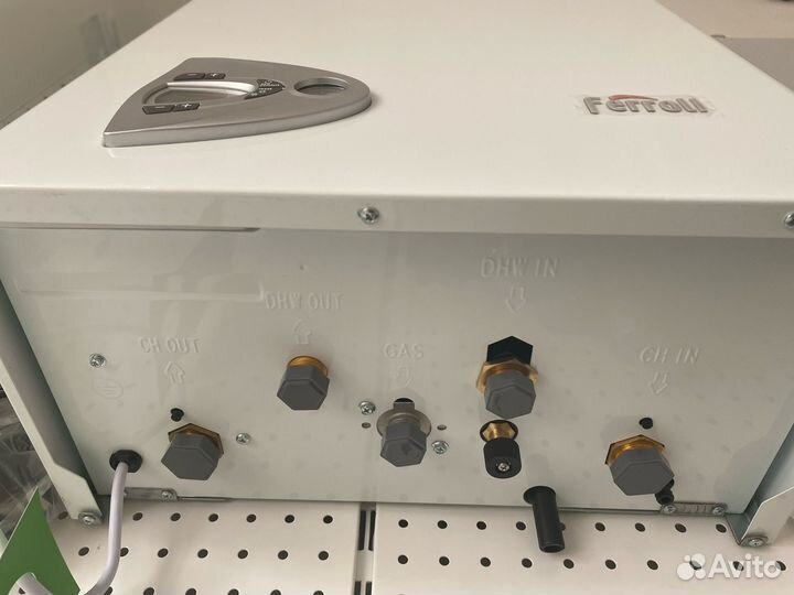 Котёл отопления Ferroli газ.двухконтурный для дома