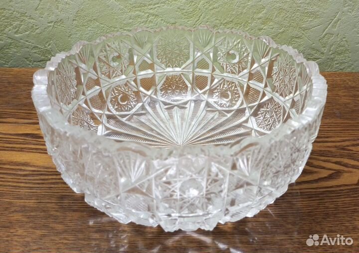Хрустальный салатник СССР