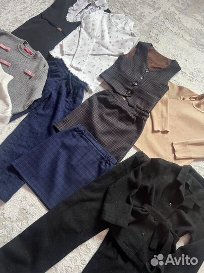 Одежда для девочки пакетом 122 128