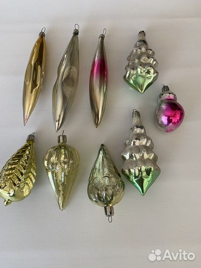 Елочные игрушки СССР одним лотом