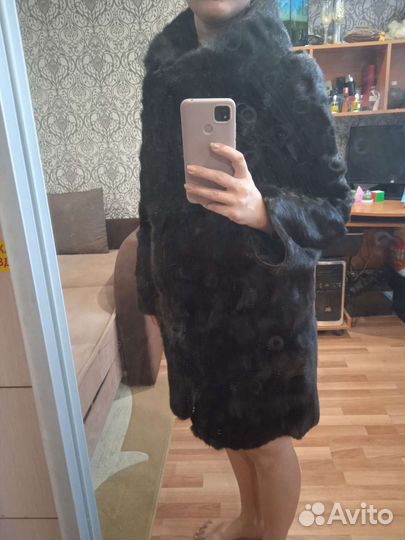 Женская шуба сурок