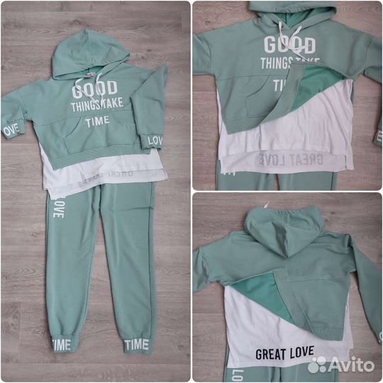 Спортивный костюм для девочки рост 146