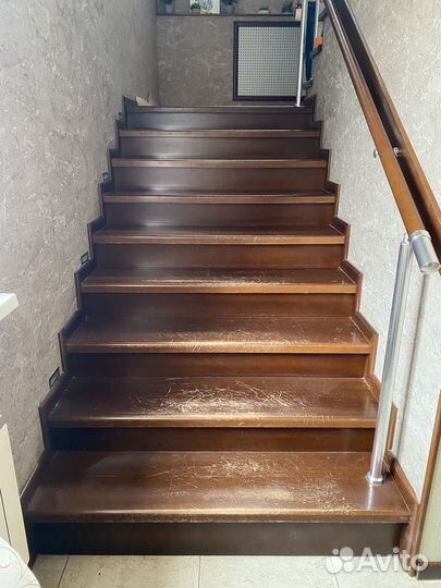 Покраска лестниц по месту (без разбора)