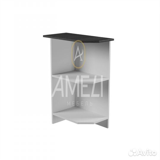 Кухонный модуль стол угловой с полками