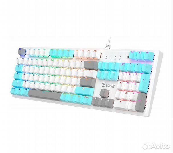 Механическая клавиатура A4Tech Bloody S510N, белый