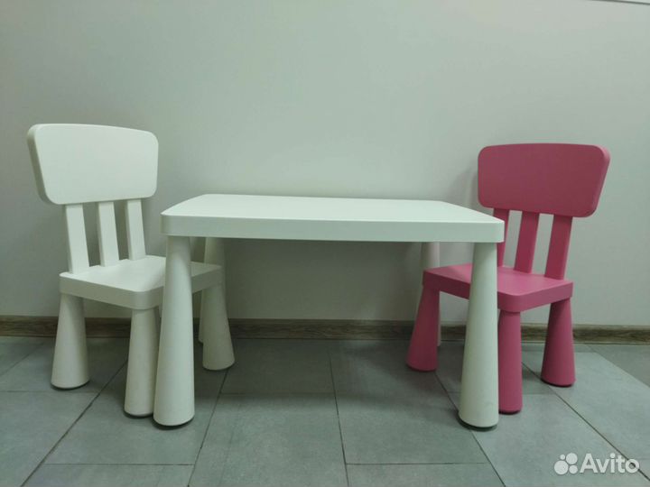 Детский стол со стульями IKEA