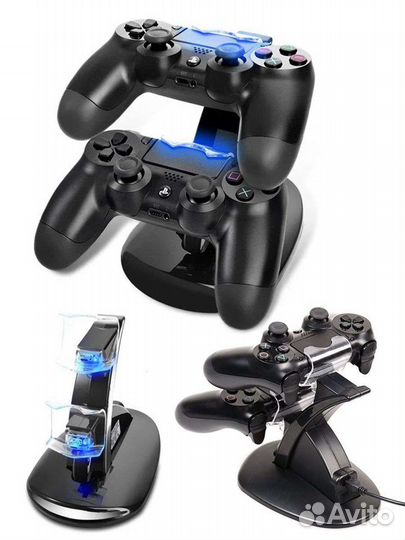 Зарядная, док станция PS4, джойстик, DualShock 4