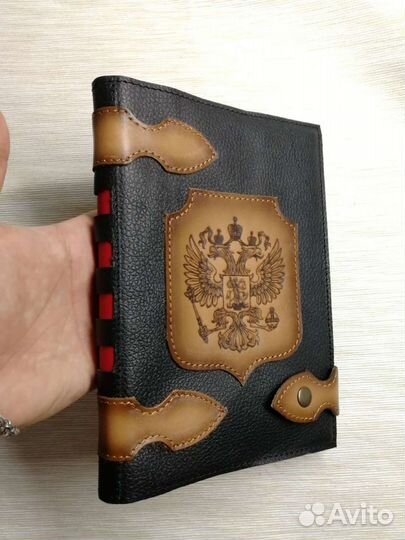 Ежедневник, в кожаной обложке, подарок