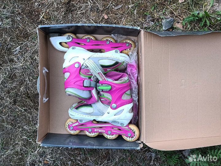 Роликовые коньки детские раздвижные