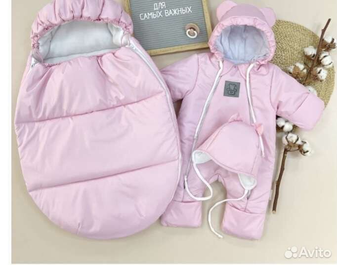 Демисезонный комбинезон кокон