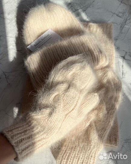 Шапка варежки снуд
