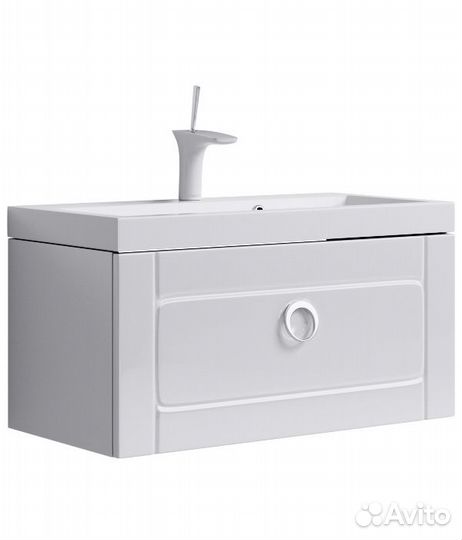 Тумба с раковиной Aqwella inf.01.08/001 Белая