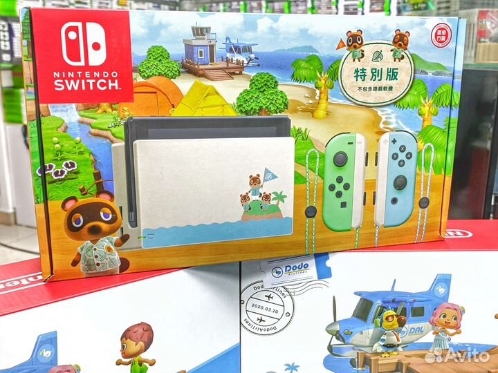 Nintendo Switch V2 Animal Crossing Edition Новая