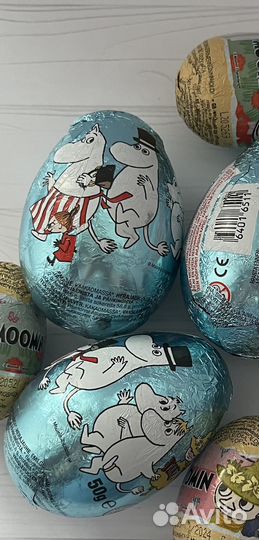 Большое шоколадное яйцо с Муми-троллями/Muumi