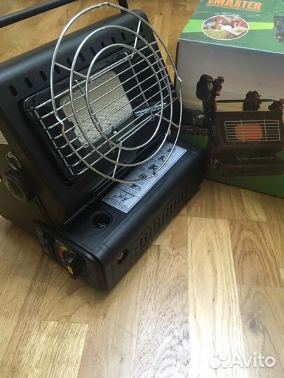 Плитка-обогреватель 2 в 1, газовая с переходником