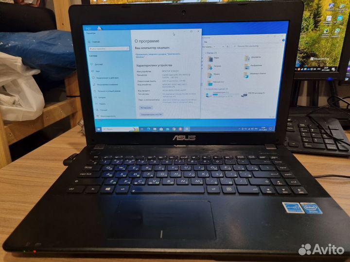 Ноутбук asus X451C 14д. + SSD