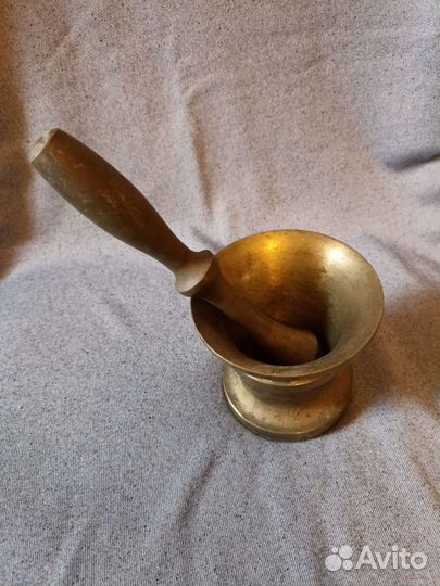 Ступка с пестиком,бронза СССР