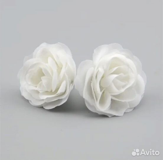 Шелковые искусственные розы 2,5 см (100 шт в упак)