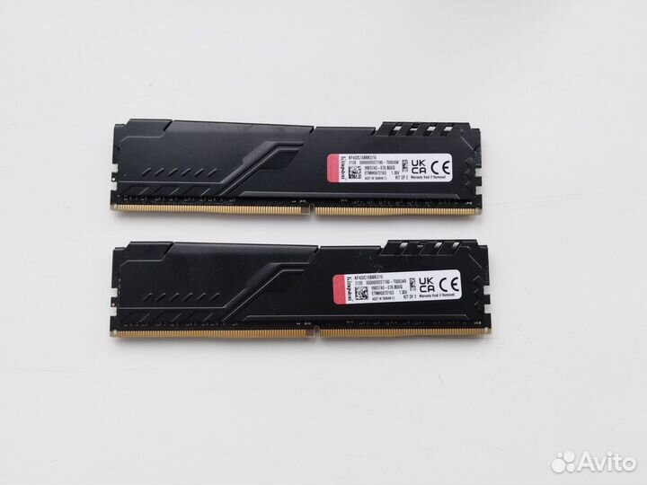 Оперативная память Kingston Fury Beast DDR4 16 Гб