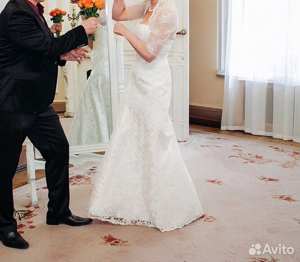 Королевское свадебное платье Irina-lux