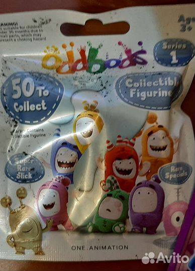 Игрушка пакетик сюрприз oddbods чуддики маша pony