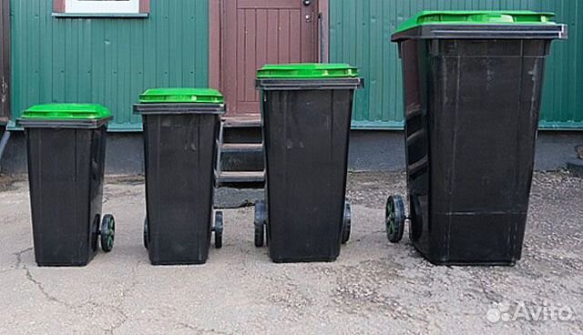Контейнер для отходов выкатной 240л