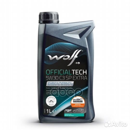 Масло 5W30 officialtech SP 1л Wolf