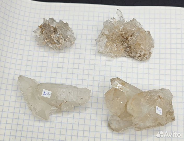 Горный хрусталь друза сростки кристаллов