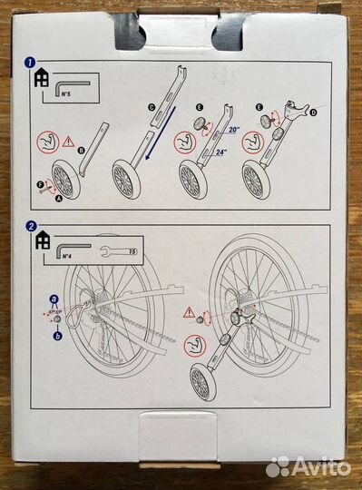 Боковые колеса для детского велосипеда