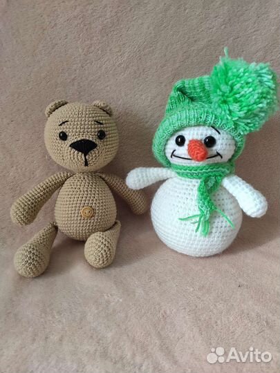 Вязанные игрушки, ручная работа